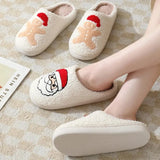 Style Winter Slippers Woman House Indoor Cute Fluffy Fur Slippers for Women Soft Sole Warm Plush Cotton Shoes