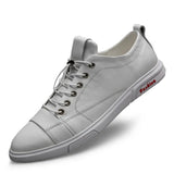 men genuine leather oxfords shoes luxury brand italian style male footwear shoes for men Breathable Flat Lace-Up Shoes big