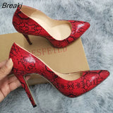 Women Pumps 13 Style New Classic 11cm Sexy Pointed Toe High Heels Faux Suede Black Office Party Red Wedding