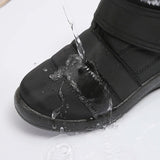 Non Slip Waterproof Snow Boots for Women Keep Warm Faux Fur Ankle Boots Woman Plus Size Winter Cotton Padded Shoes