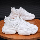 and Autumn New Men's Sports Shoes Student Breathable Trend Thick Sole Casual Shoes Comfortable and Versatile Sports