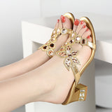The Summer Of 2024, The New Water Drill Sandals And Slippers Are Fashionable For Women To Wear Middle Heels With Comfortable, Non-Skid And Thick