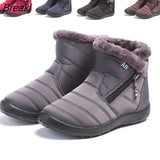 Women Boots 2023 Fashion Waterproof Snow Boots For Winter Shoes Women Casual Lightweight Ankle Botas Mujer Warm Winter