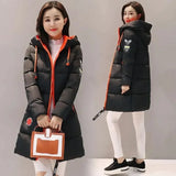 Winter Parkas Jacket Women's Large Size Loose Down Cotton Coats Casual Hooded Cotton-padded Outwear Woman Puffer Parka