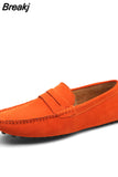 New Fashion Men Casual Shoes Brand Leather Men Loafers Moccasins Slip on Men's Flats Male Driving Shoes Sneakers