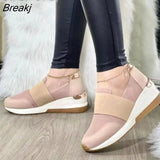 Women's Sports Casual Shoes 2023 trend Autumn Large Wedge Heel Casual Fashion Woman luxury Sneakers Zapatos De Mujer