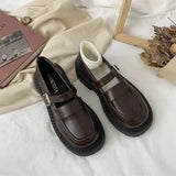 Summer Footwear Gothic Cute Mary Jane Shoes for Women 2023 Kawaii with Medium Heels Japanese Style Lolita Black