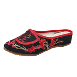 Breakj Summer Embroidered Cloth Shoes Women's