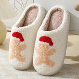 Style Winter Slippers Woman House Indoor Cute Fluffy Fur Slippers for Women Soft Sole Warm Plush Cotton Shoes