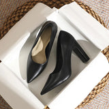 Style Pumps Pointed Black High Heels for Women 5cm 7cm 9cm Versatile Commuting Single Shoes Fashion Heels Women