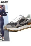 New Casual Retro Sneakers Women Sport Shoes Fashion Tennis Runnig Trainers Platform Vulcanized Shoes Luxury Brand