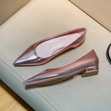 Breakj Pointed Thick Heel High Heels Women 2025 New Light-Mouthed Temperament Retro Commute Low Heel Single Shoes Are Not