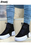 Canvas Sneakers Women Shoes Canvas Shoe Casual Women Sport Shoes Flat Lace-Up Adult Casual Shoes Breathable Large