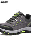 Sports Shoes Mesh Breathable Lace-up Low-top Outdoor Shoes Waterproof, Sweat-absorbent and Wear-resistant Hiking