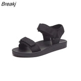 Women's Versatile Flat Beach Shoes 2023 Summer New Fashion Outwear Roman Shoes Womens