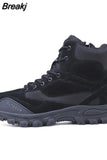 Military Combat Boots Men Genuine Leather US Army Hunting Trekking Camping Mountaineering Winter Work