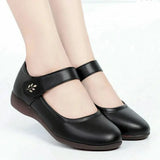 De Mujeres Women Cute Sweet Red Slip on High Heel Shoes Lady Casual Comfortable Autumn Pumps Female Black Shoes