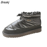 Female Winter Keep Warm Women Boots Keep Warm Waterproof Snow Boots Internal Increase Boots Thigh High Flat