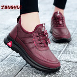 Plush Leather Solid Color Sneakers Women's Fashion and Versatile Lovers' Shoes Light Anti-skid Comfortable Large