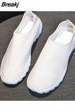 Flat Shoes Women Print Breathable Sneakers Slip-on Light Non-slip Flats Ladies Soft Bottom Loafer Casual Sports