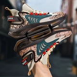 Men Sneakers Women Breathable Popcorn Platform Men Casual Sneakers Male Fashion Men Sports Shoes Women Walking