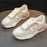 Autumn Women Running Shoes Korean Casual Breathable Flat Sneakers Female Casual Tennis Vulcanized Shoes Zapatillas