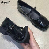 Summer Platform Mary Jane Women Shoes Fashion French Pu Shoes Female Student Japanese Style Jk Uniform Dress Women's