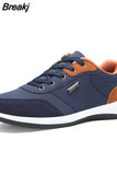 New Men Shoes Lace-Up Men Sneakers Microfiber Leather Casual Shoes For Men Classic Best Sell Footwear Winter
