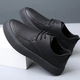 Men Casual Shoes lace up fashion Genuine Leather Board Shoes outdoor Shoes Zapatos Casuales Hombres handmade oxfords Men