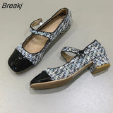 Jane Shoes Flat Shoes for Women 2023 Designer Luxury Elegant Party Sandals Elegant Woman Heels