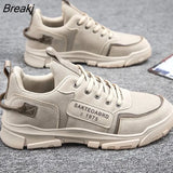Men's Ankle Boots Fashion Male Vintage Styles Winter Boots Casual Men Shoes Comfortable Platform Shoes Tooling SkateBoard