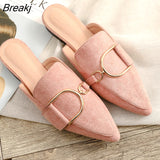 Women's Autumn Shoes Spring Outdoor Woman Mules Platform Slippers Flat Rubber Shoes Fashion Casual Moccasins 2023 Female size