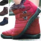 Women Boots Waterproof Snow Boots Female Plush Winter Boots Women Warm Ankle Botas Mujer Winter Shoes Woman Plus Size 43