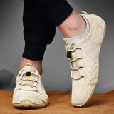 Men's Sneakers cow suede Leather Men Loafers Shoes Fashion Slip on Men Driving Shoes Soft Sapato Masculino Mocassin