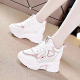 Quality Women Platform Sneakers Chunky Woman Casual Dad Shoes Basket Female Fashion Sport Mesh Lace Up Shoes