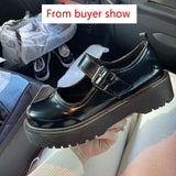 jane lolita Shoes Women heels platform shoes Lolita Mary Janes Women's shoes School Student College Sweet low heel