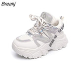 Quality Women Chunky Sneakers 2023 Fashion Purple Sports Shoes Luxury Brand Bling Rhinestone Women's Casual Shoes Ladies