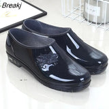 Shoes Women's Rain Boots Water Boots Short Kitchen Non-slip Water Shoes Work Shoes Rubber Shoe Cover Womens Boots