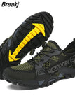 Mesh Breathable Hiking Shoes Size 36-47 Mens Sneakers Outdoor Trail Trekking Mountain Climbing Sports Shoes for