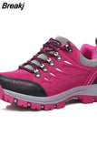Sports Shoes Mesh Breathable Lace-up Low-top Outdoor Shoes Waterproof, Sweat-absorbent and Wear-resistant Hiking