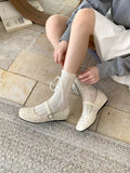Breakj Inner High-Grade Version ~ Retro Full Star Rivet Ballet Single-Shoe Girl Spring And Autumn Buckle With Shallow Mary Treasure