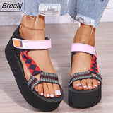 New Women Summer Soft Slip Sandals Women Buckle Leisure Durable Sandals Ladies Outdoor Casual Beach Shoes Plus New