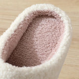 Pattern Fur Slippers for Women 2023 Winter Soft Plush Home Cotton Slippers Woman Comfy Warm Indoor Bedroom Slides