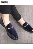 Fashion Pointed Toe Dress Shoes Men Loafers Patent Leather Oxford Shoes for Men Formal Mariage Wedding Shoes zapatos