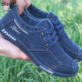 Men Casual Shoes Spring Canvas Shoes Running Sneakers Autumn Classic Cloth Shoe Lace Up Male Footwear Plus Size