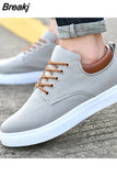 Arrival Canvas Shoes Men Spring Summer Casual Canvas Shoes For Men Lace-Up Flats Men Shoes Driving Sneakers Men