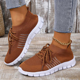 Breakj 43-Yard Single-Shoe Lace Mesh Sneakers Women's Version Of Lightweight Flat-Bottomed Large-Size