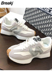 New Spring and Autumn Womens Luxury Sneakers New Color Matching Fashion Trendy Thick-soled Casual Sneakers Zapatillas