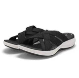 Women Wedge Sandals 2024 Open Toe Retro Thick Sole Slope Heel Slippers for Women Beach Comfortable Women's Casual