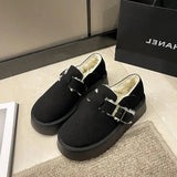 Boots With Fur Women's Rubber Shoes Rain Flat Heel Australia Plush Lolita Snow Leather Med Ladies Basic Ethnic Slipper